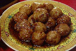 Pear Balls with Honey